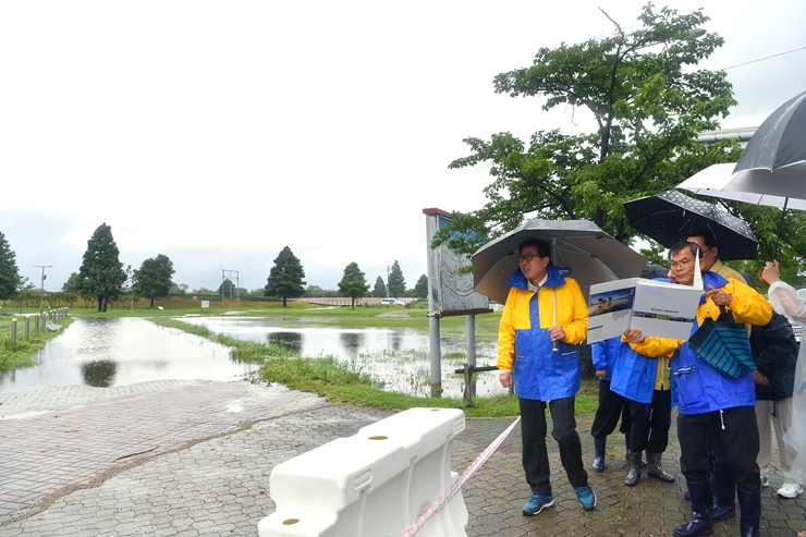 4-5-4 20230718 집중호우 재해취약지 현장점검-낙동강관리본부 등